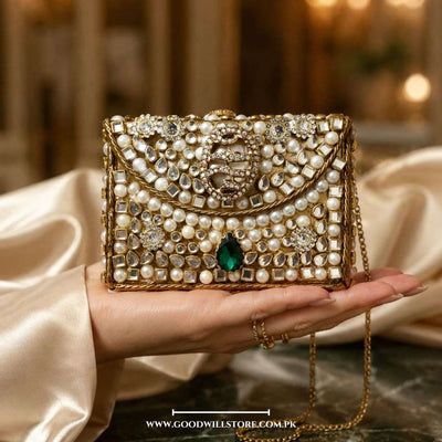 Zarina Kundan Clutch
