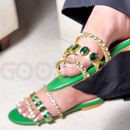 Emerald Glam Flat