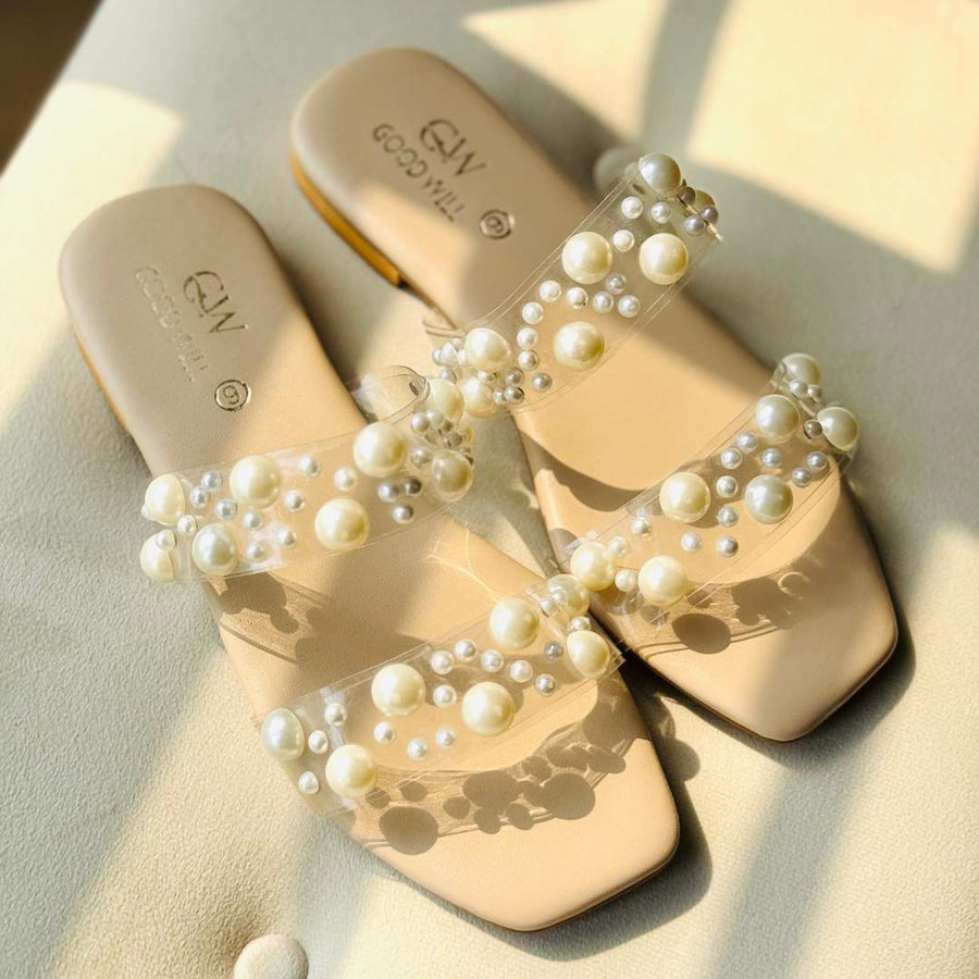 Crystal Pearls Flat