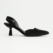 Diva Noir Pointed Heels