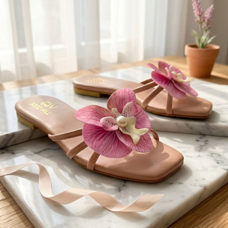 Floral Slippers