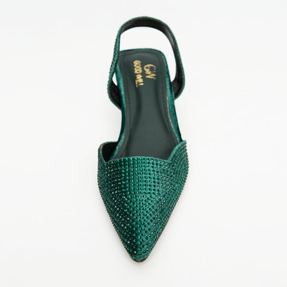 Diva Noir Pointed Heels