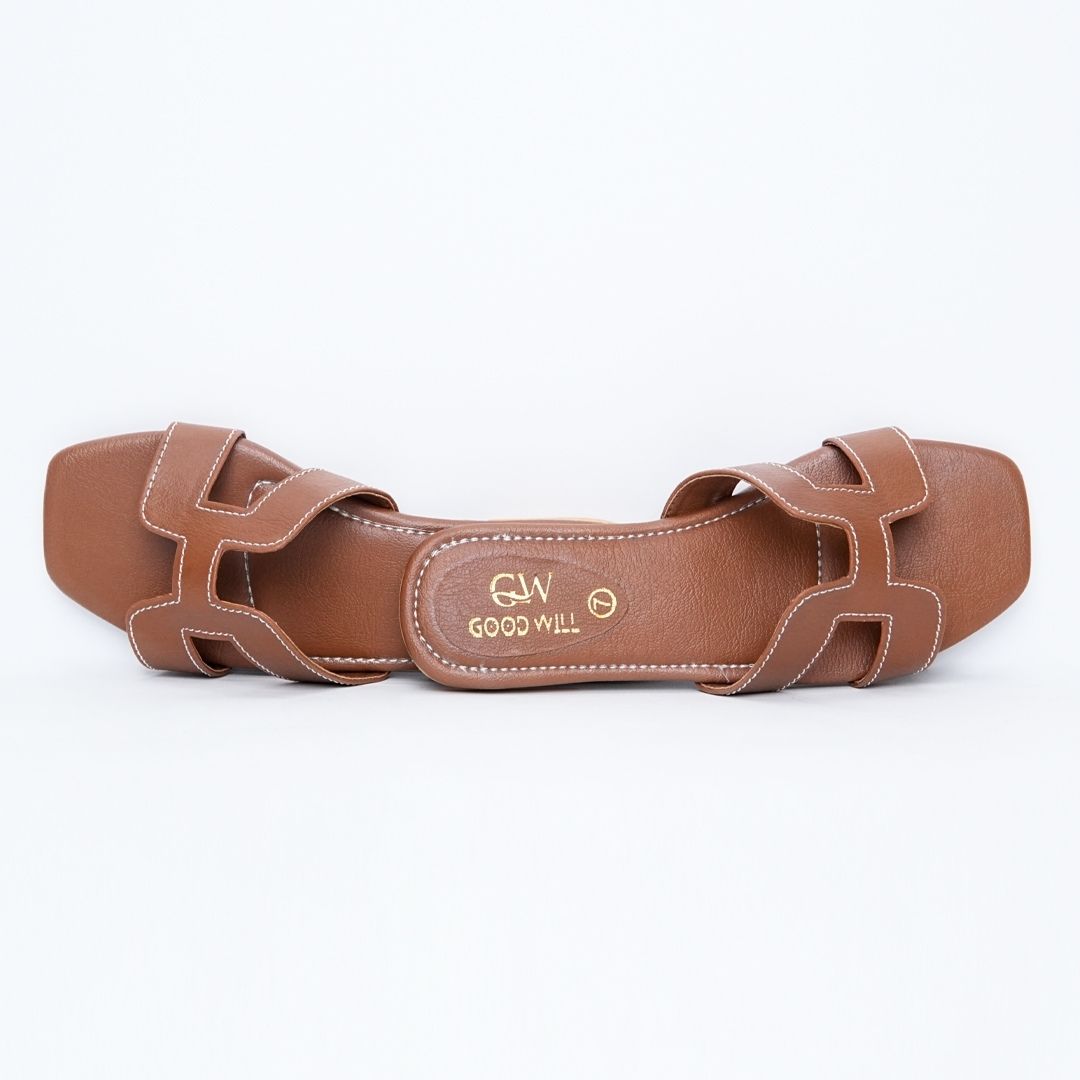 H Plain Slippers