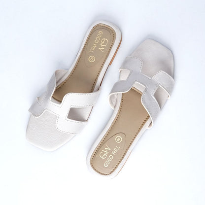 H Plain Slippers
