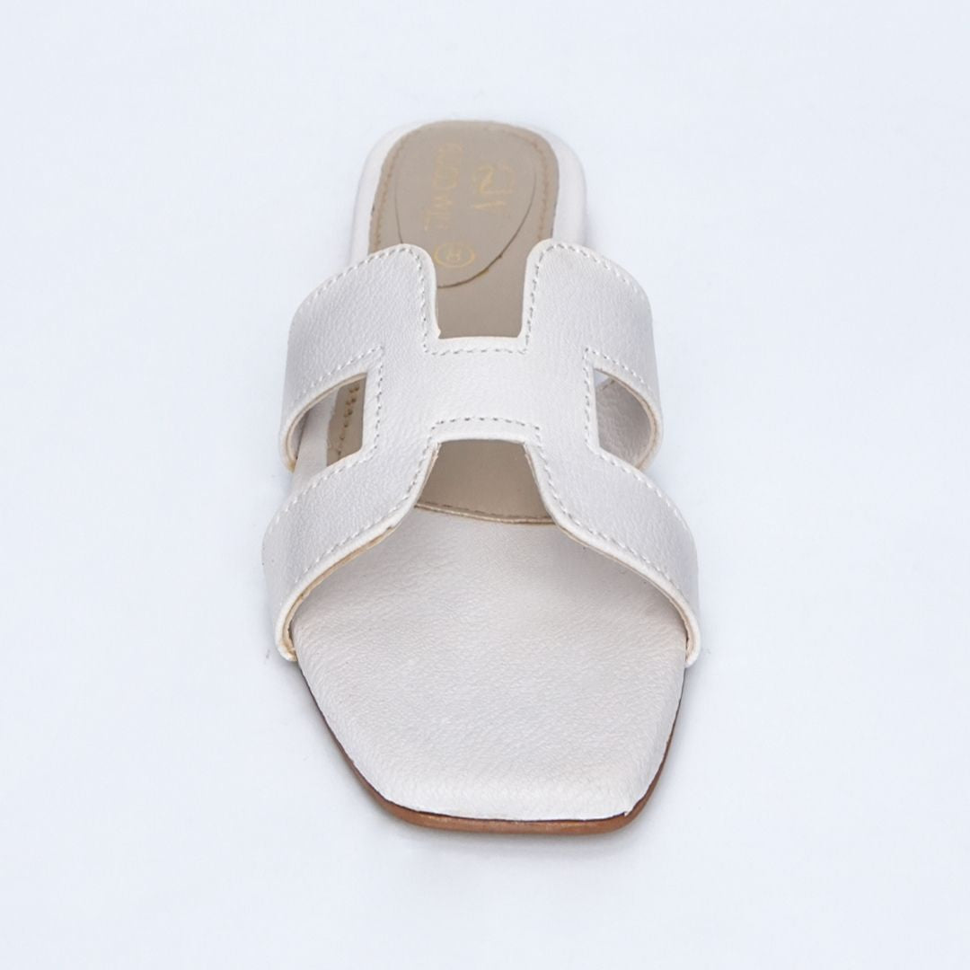 H Plain Slippers