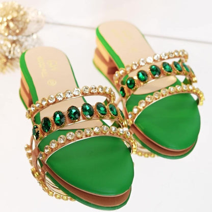 Emerald Glam Flat