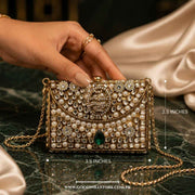 Zarina Kundan Clutch