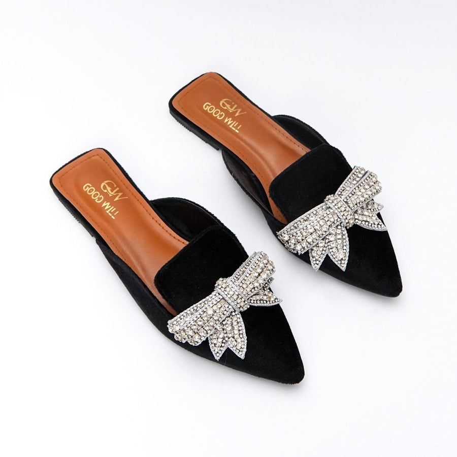 Rhinestone Mules