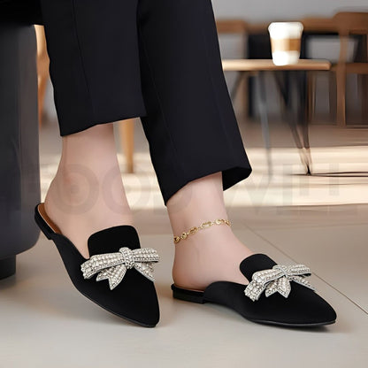 Rhinestone Mules