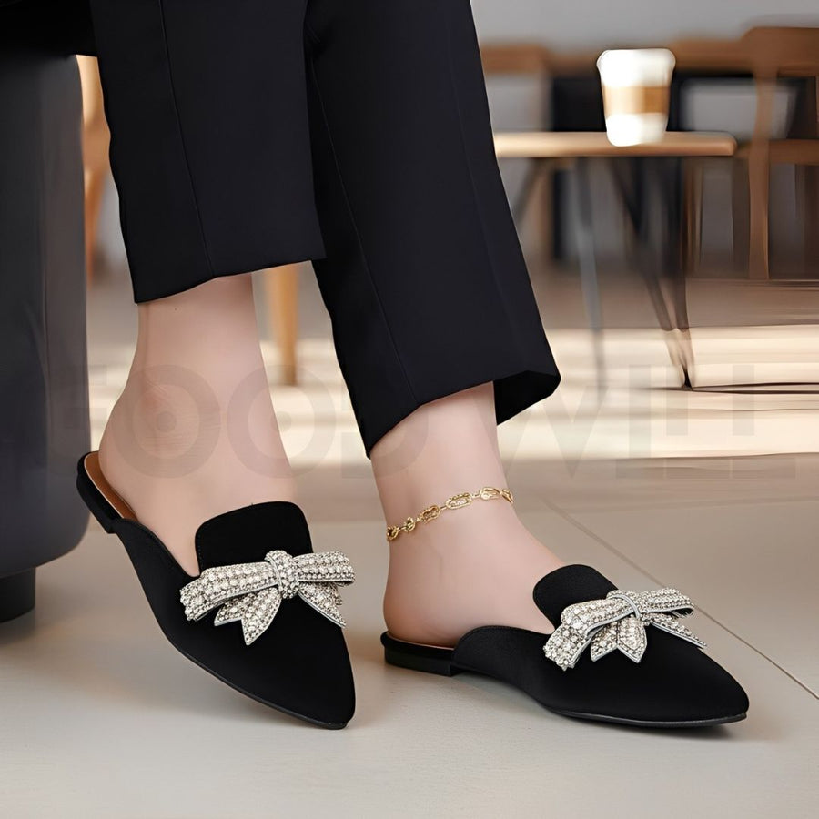 Rhinestone Mules