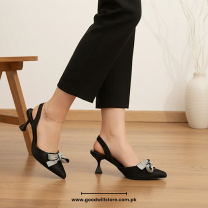 Tie Bow Heel