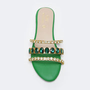 Emerald Glam Flat