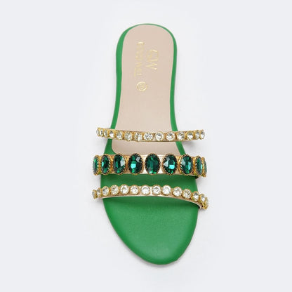 Emerald Glam Flat