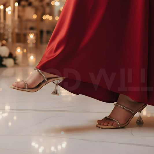 Crystal Link Heels