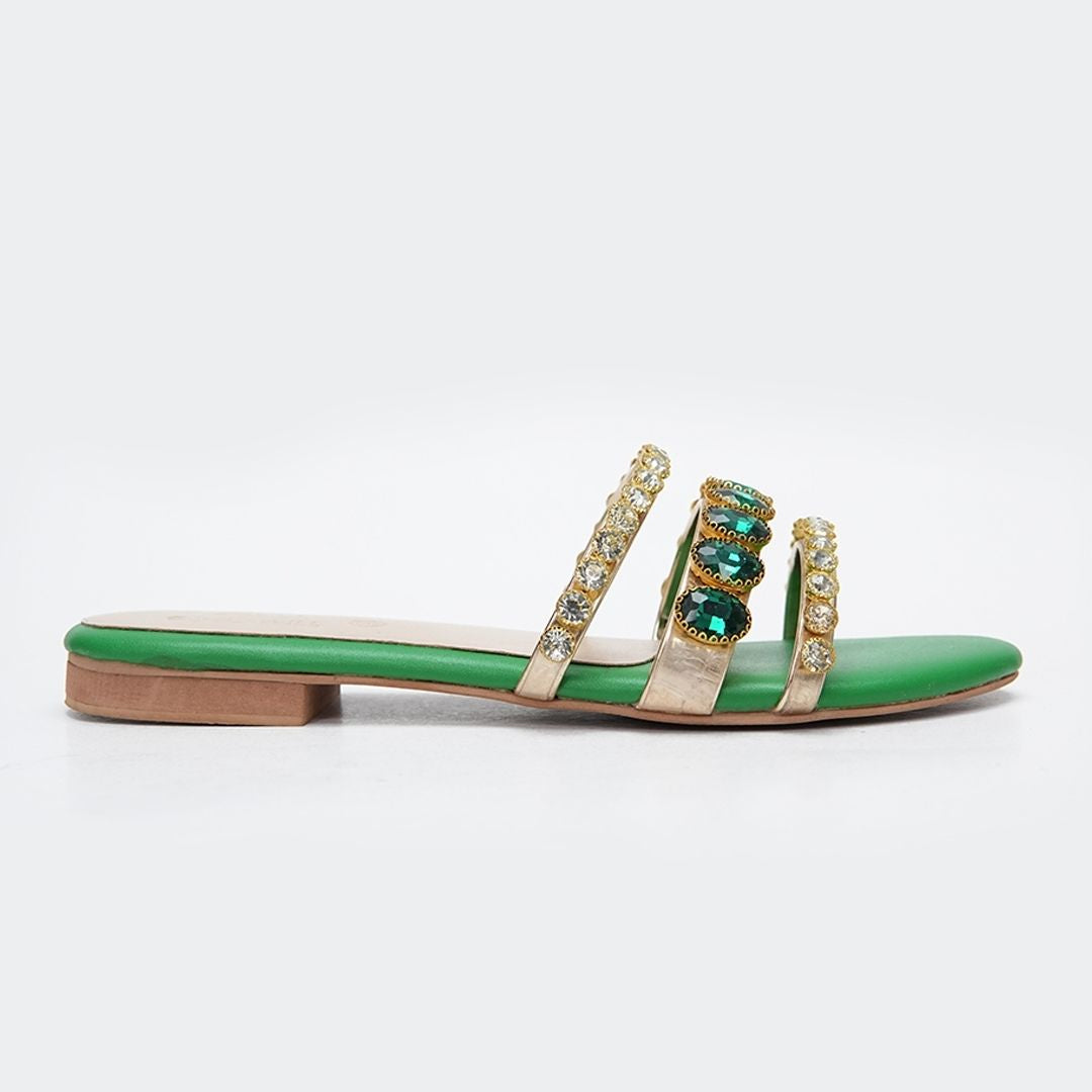Emerald Glam Flat