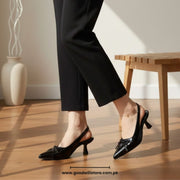 Amora Bow Slingback Heels