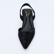 Diva Noir Pointed Heels