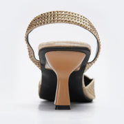 Diva Noir Pointed Heels
