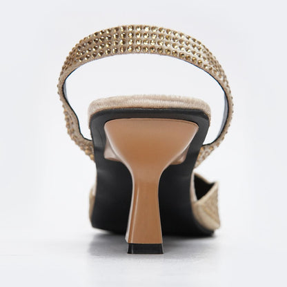 Diva Noir Pointed Heels