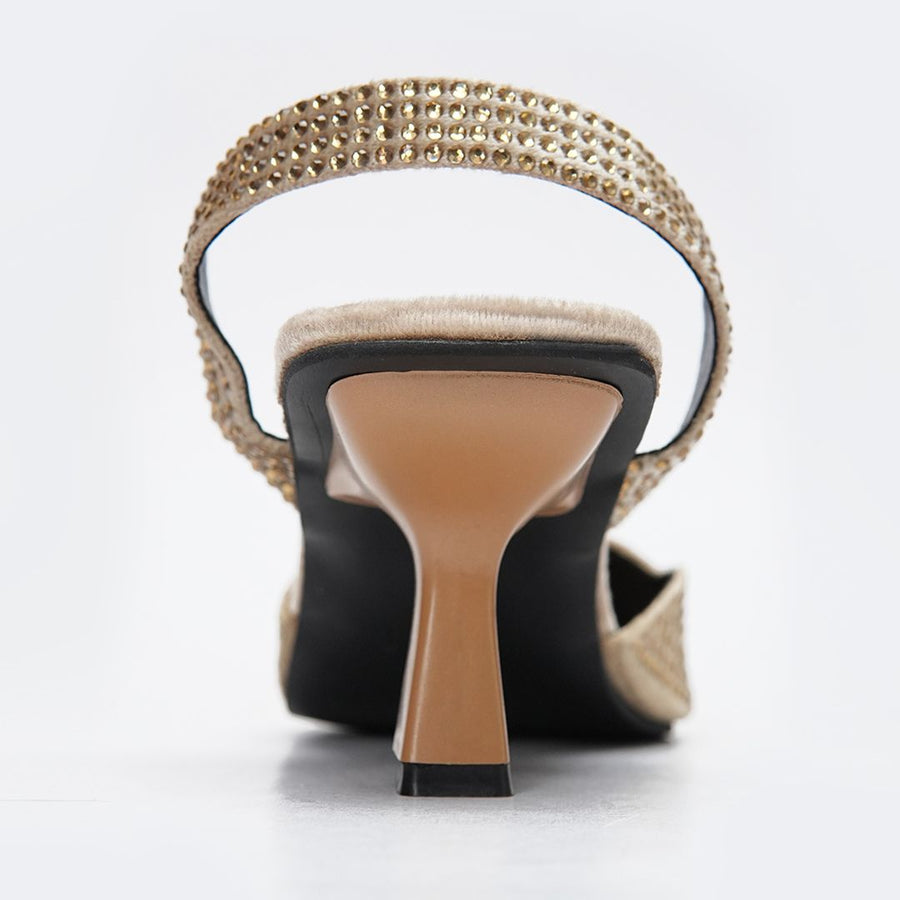 Diva Noir Pointed Heels