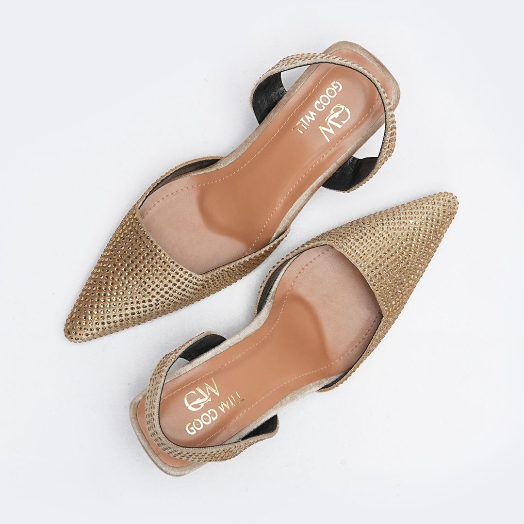 Diva Noir Pointed Heels