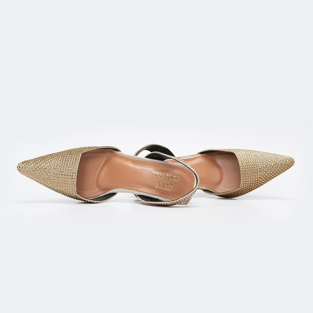 Diva Noir Pointed Heels