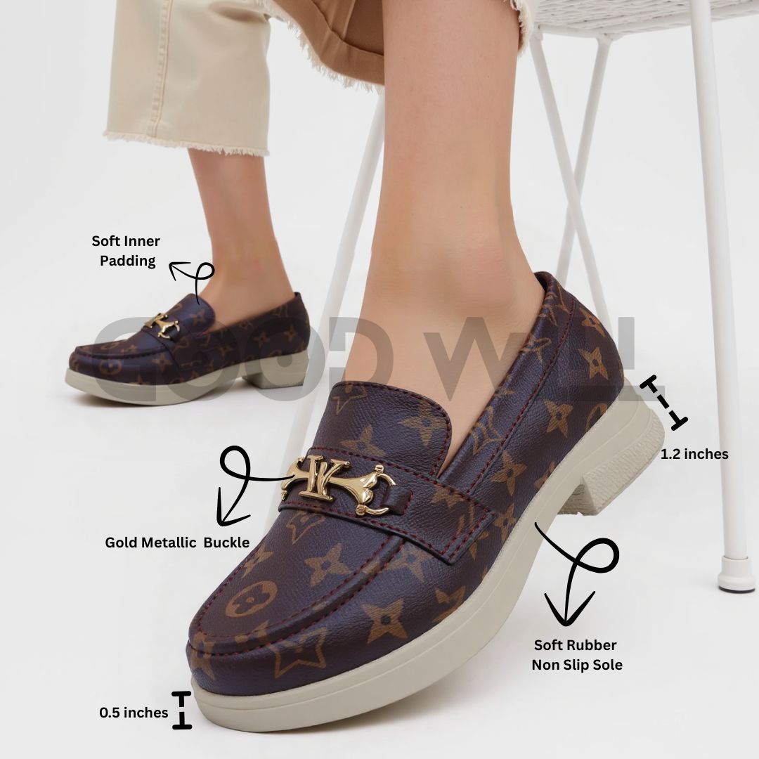 Soft Casual Printed Shoes