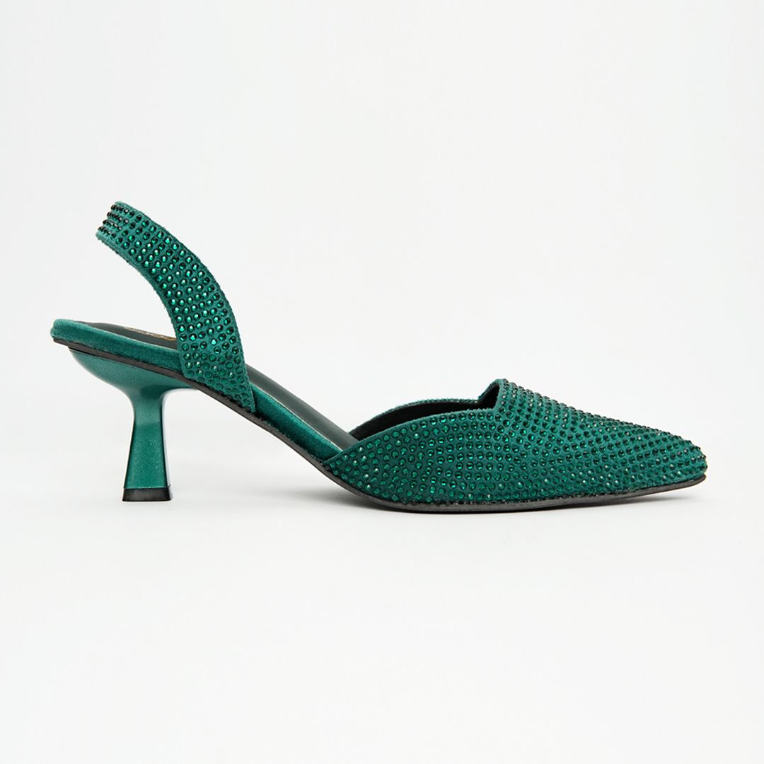 Diva Noir Pointed Heels