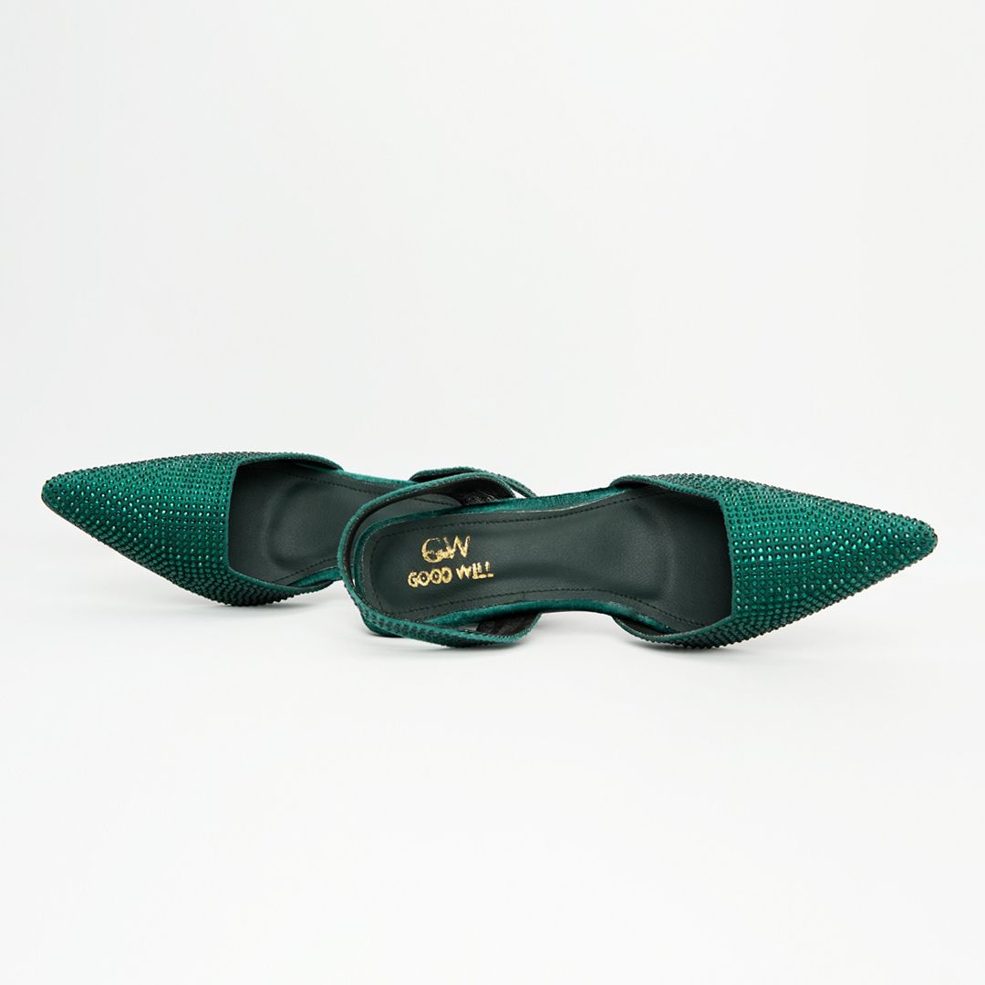 Diva Noir Pointed Heels
