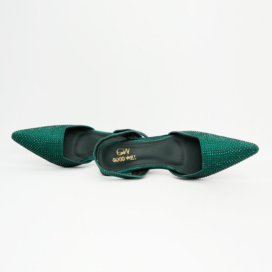 Diva Noir Pointed Heels