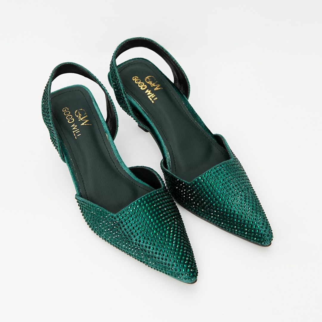 Diva Noir Pointed Heels