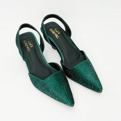 Diva Noir Pointed Heels