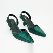 Diva Noir Pointed Heels