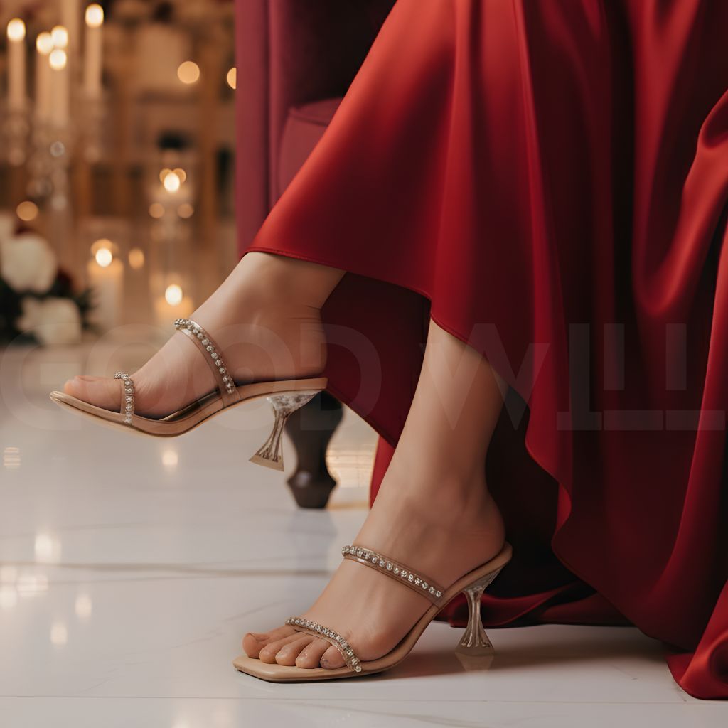Crystal Link Heels