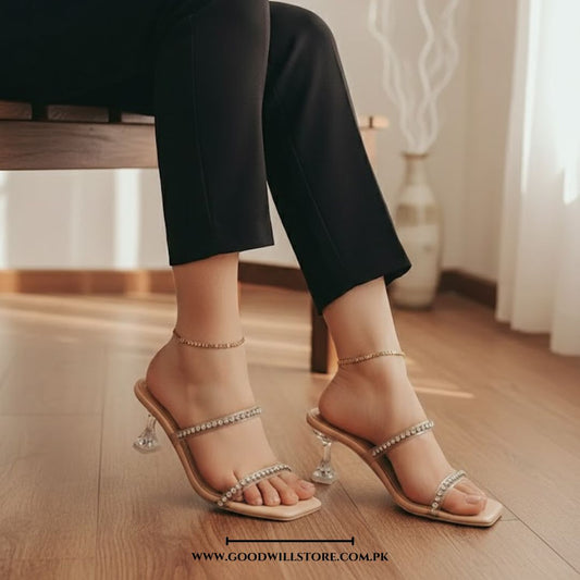 Crystal Link Heels