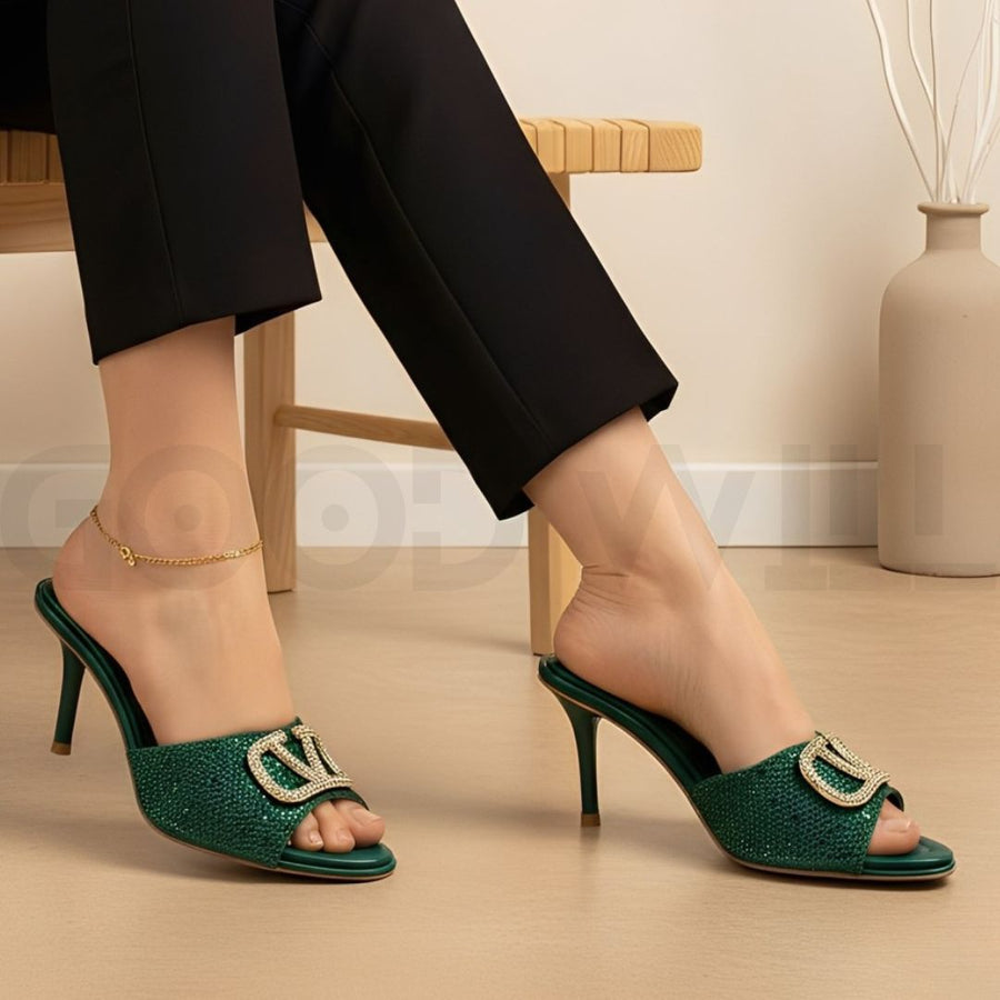 V Stone Heel