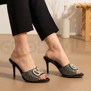 V Stone Heel