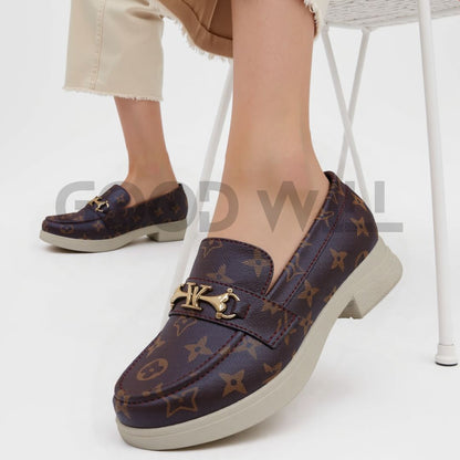 Soft Casual Printed Shoes