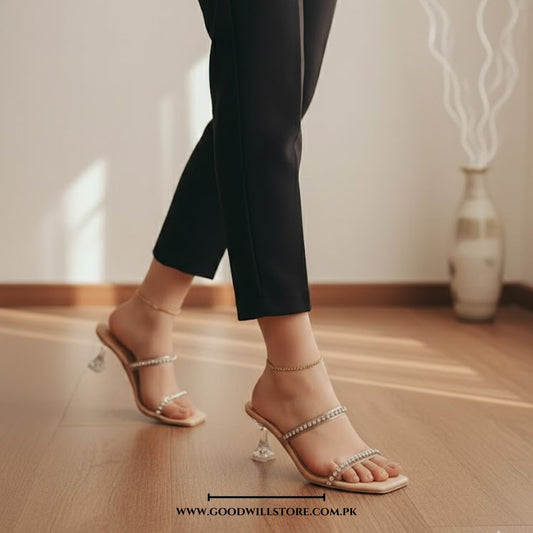 Crystal Link Heels