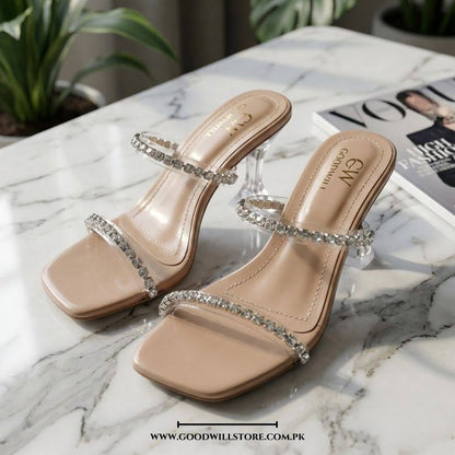 Crystal Link Heels