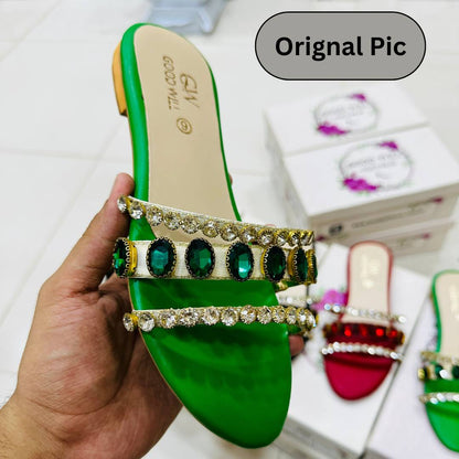 Emerald Glam Flat
