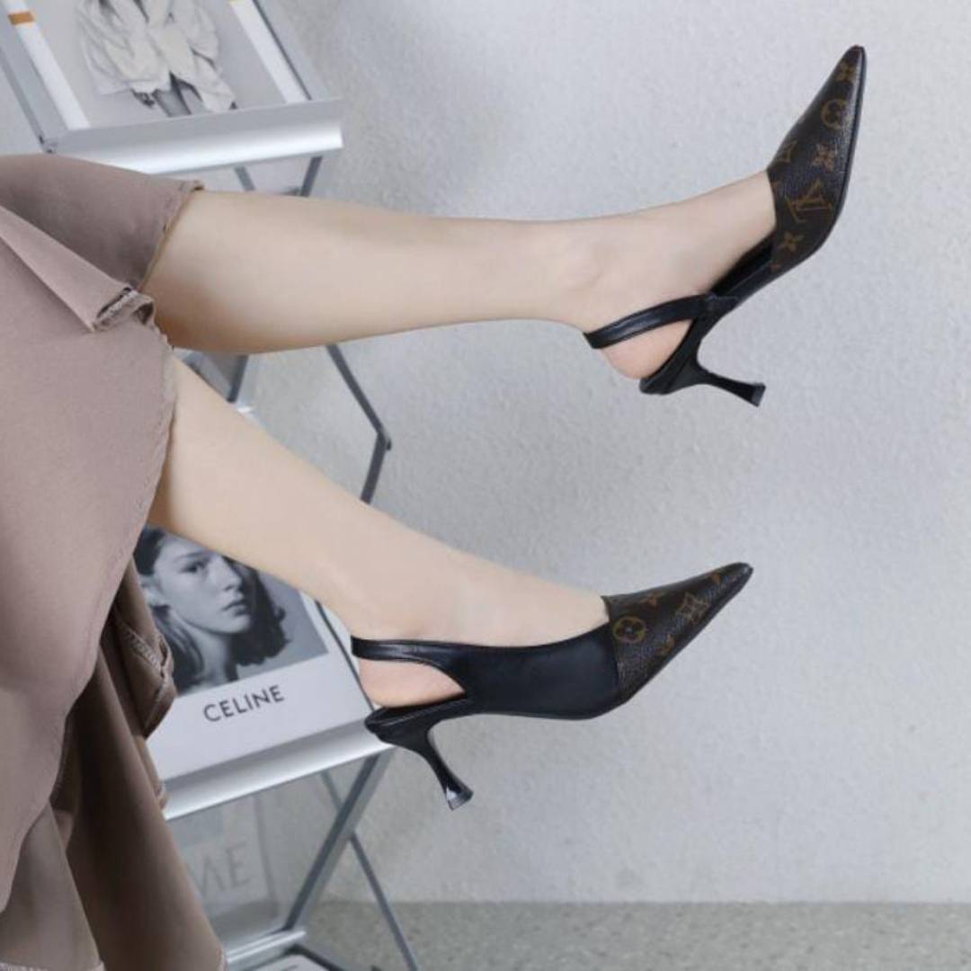 LV Kitten Heel Pumps